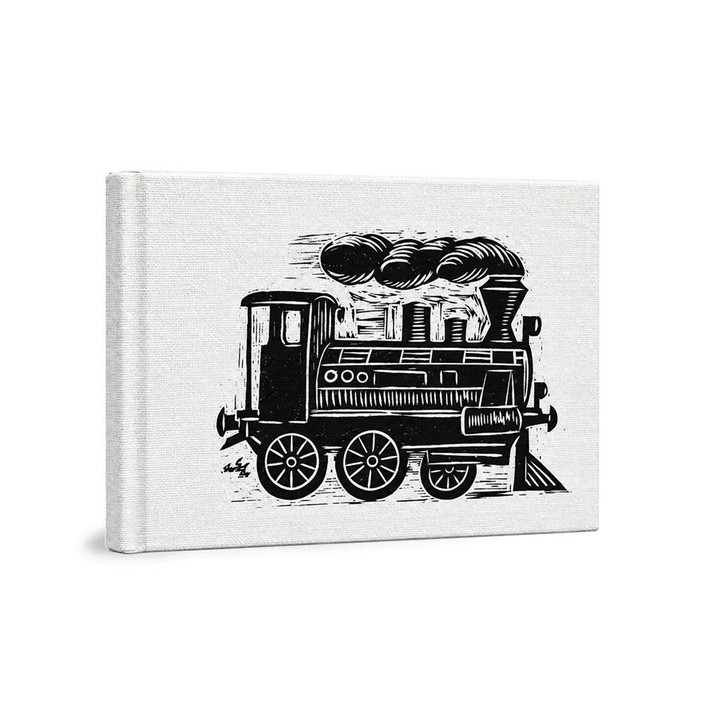 Canelino Engine Sketchbook, Handmade Watercolour Paper 230 GSM 96 Pages 5"x7.5" inches image 3